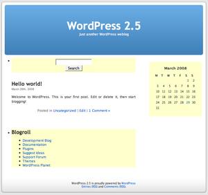 WordPressウィジェット